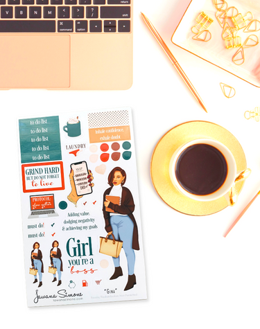 Get organized with planner stickers! These stickers are perfect to use in a planner, journal or decorate your room. They come in various designs and are a great way to motivate yourself and others. With affirmations, cute sayings, quotes, and illustration