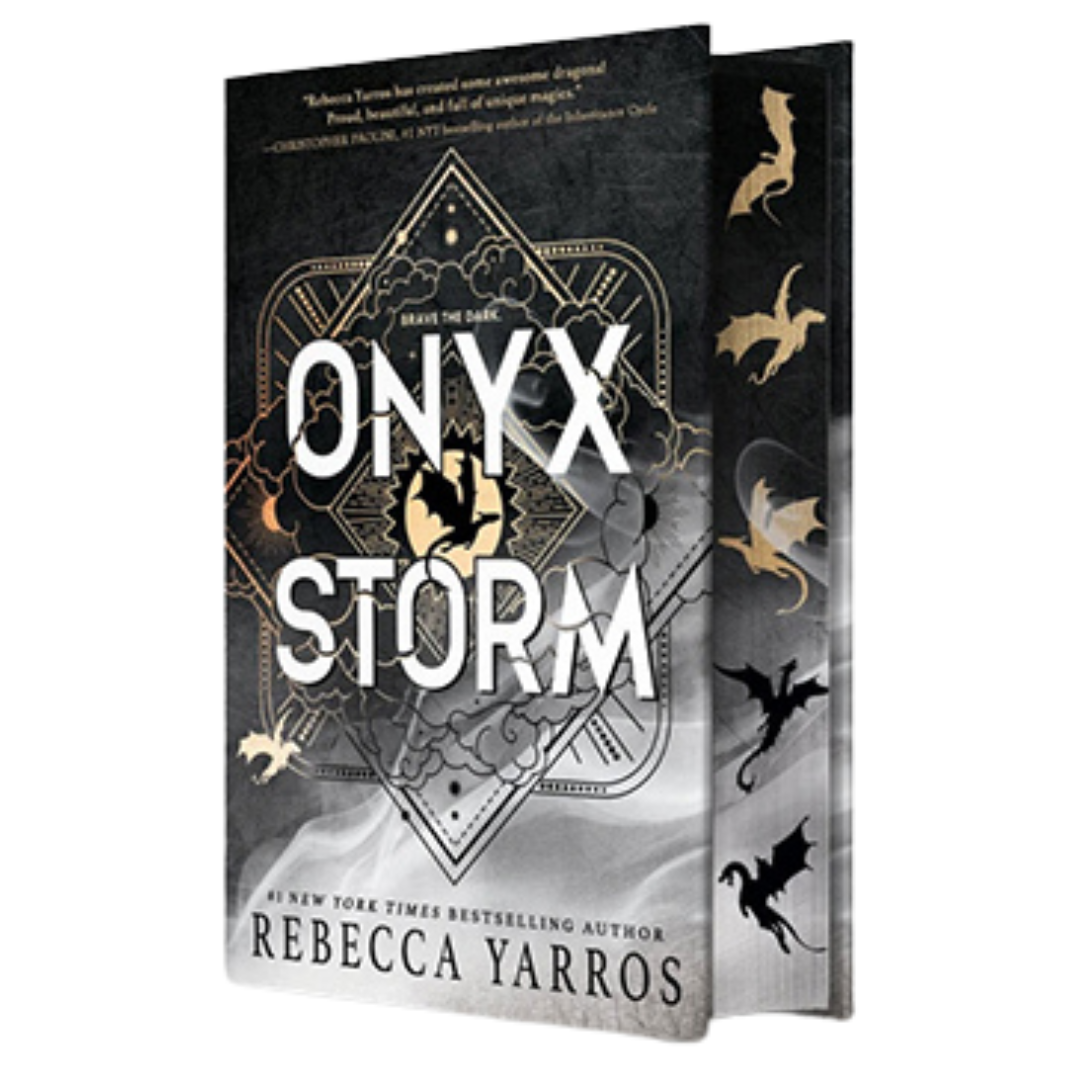 Deluxe Limited Edition Onyx Storm by Rebecca Yarros Well Life BookTrib
