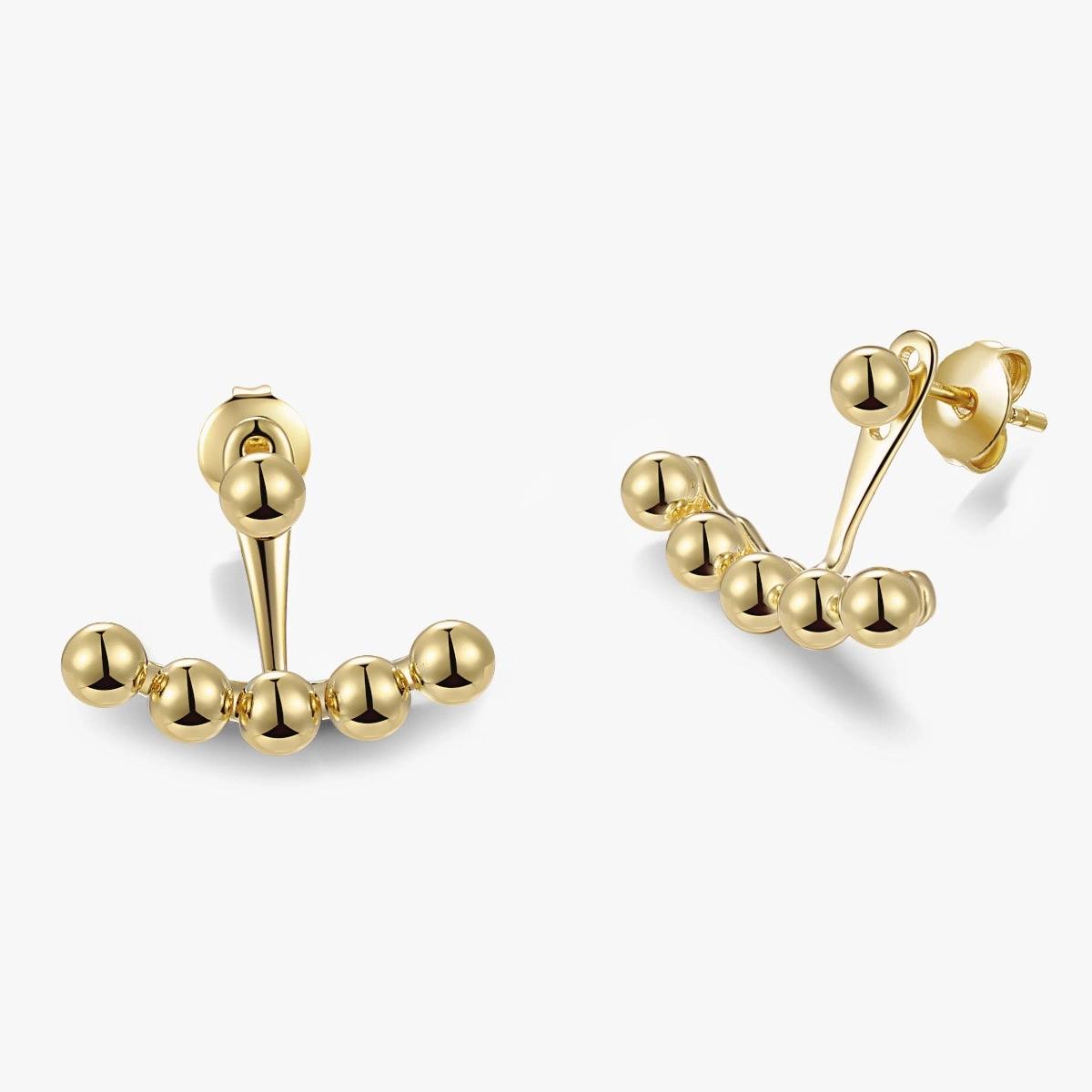 Charm Round Delicate Sphere Drop Earrings