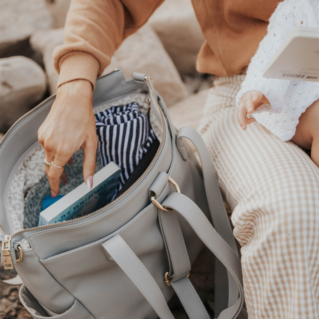 The Aberdeen Saddle - Mom/Diaper Bag | Elkie & Co.