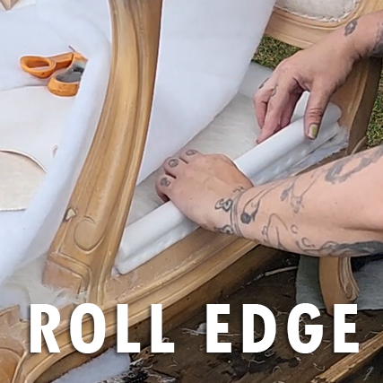 Professional Upholstery Roll Edge