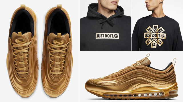 Gold cheap nike sneakers