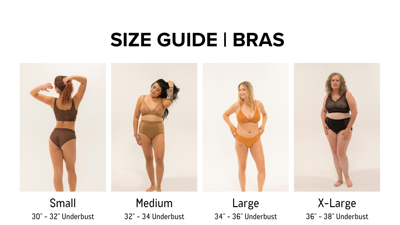 size guide bras
