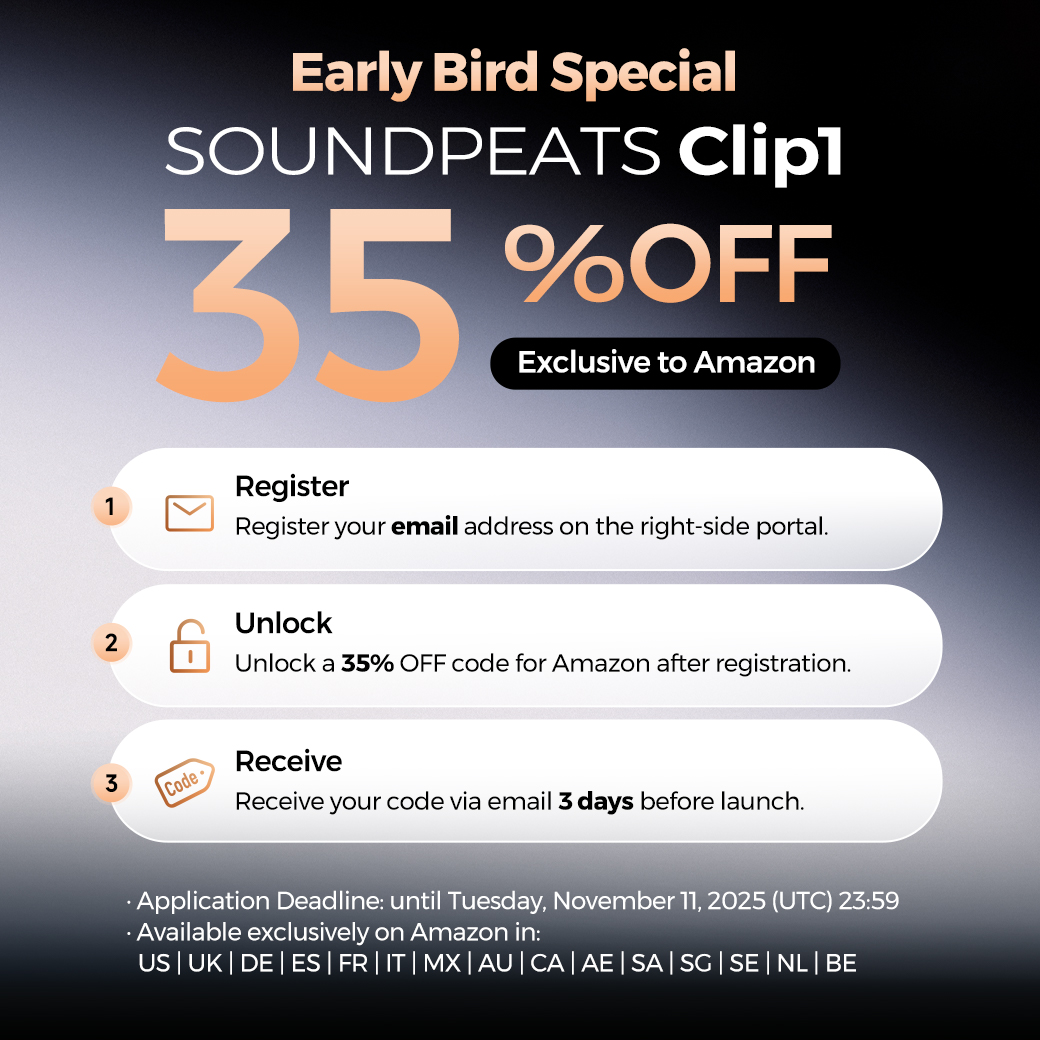 SOUNDPEATS H3 early bird special
