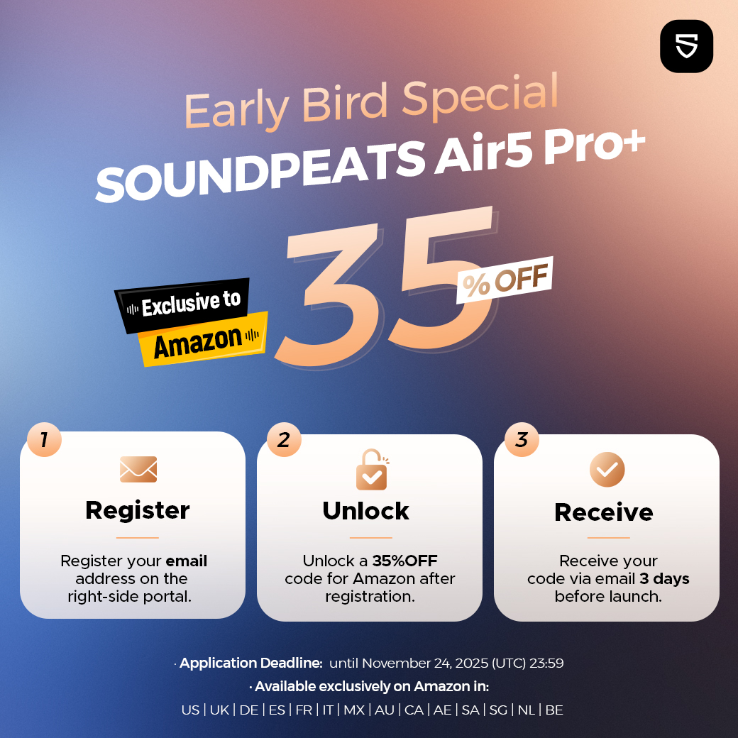 SOUNDPEATS Air5 Pro+ Early Bird Special
