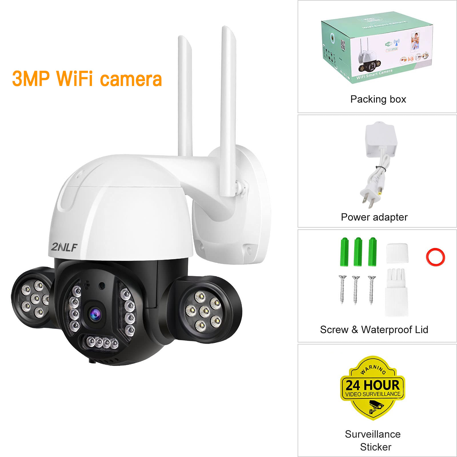 Cámara IP de 2MP, 2,4G, 5G, WiFi, 1080P, HD, Mini, interior, inalámbri –  2nlf Security Camera