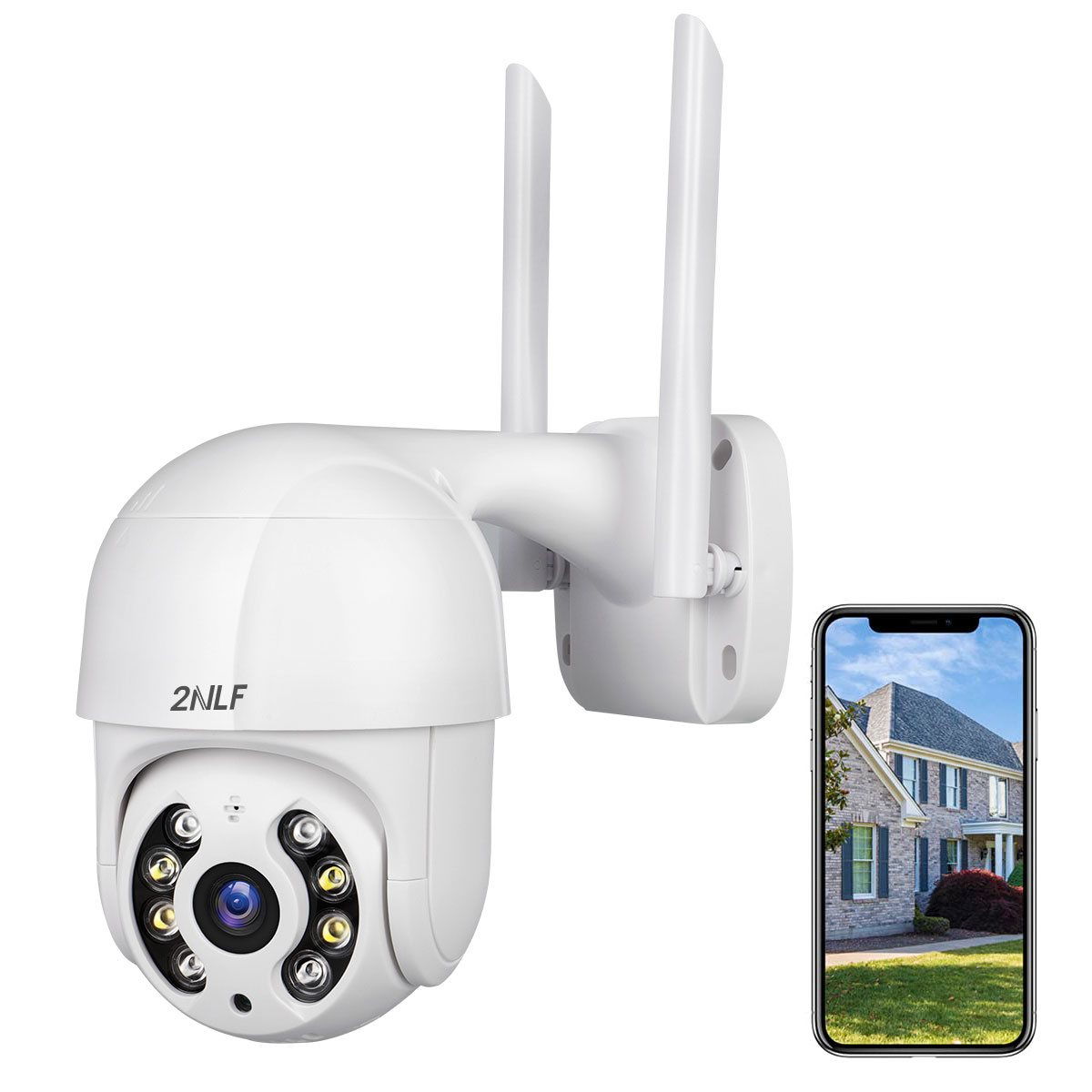 Cámara Exterior IP WiFi Zoom 5X Full HD 5Mpx – 2nlf Security Camera
